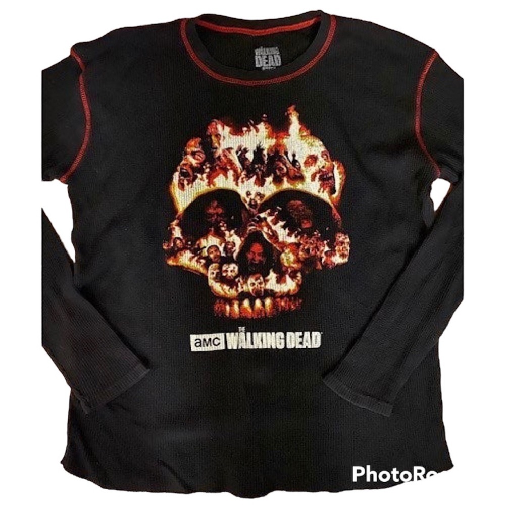 AMC The Walking Dead waffle knit thermal